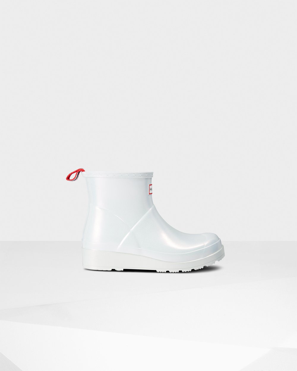 Botas Play Hunter Feminina Prateadas - Original Short Nebula Rain - 87SJXGCTA